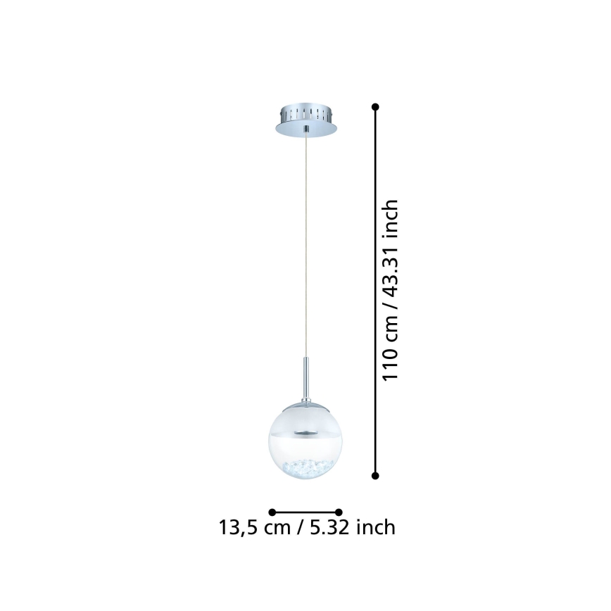Eglo - LED-Hängeleuchte LED/5W/230V