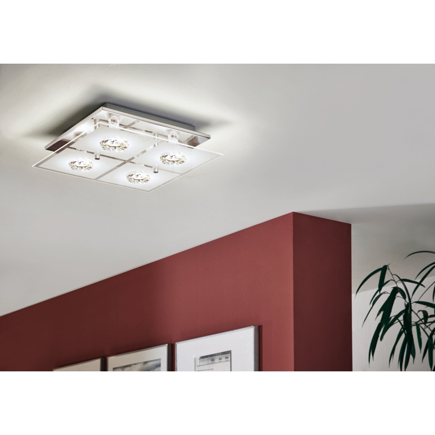 Eglo 93783 - LED-Deckenleuchte RONCATO 4xGU10/3W/230V