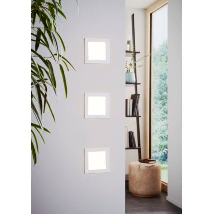 Eglo 94061 - LED-Deckeneinbauleuchte FUEVA 1 LED/10,95W/230V 17x17 cm