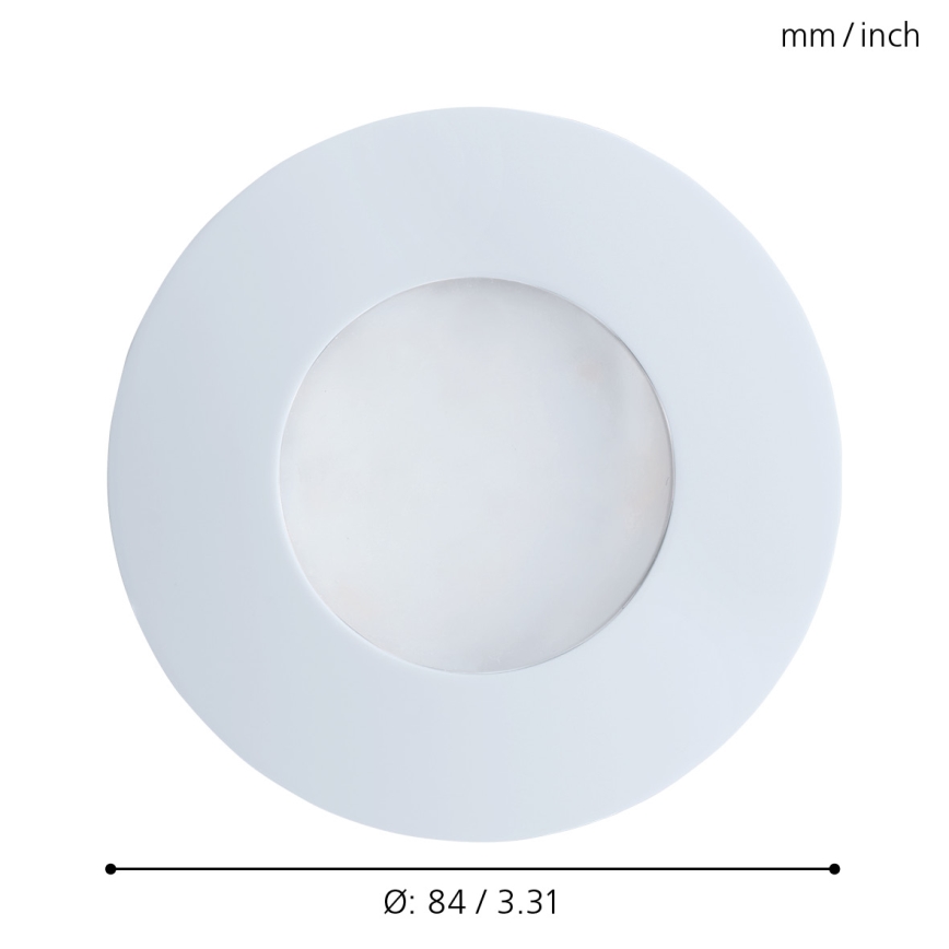 Eglo - LED-Einbauleuchte für Badezimmer 1xGU10/5W/230V IP65