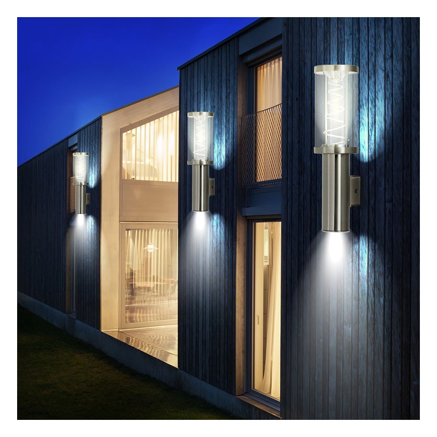 Eglo 94095 - LED-Außenwandleuchte TRONO 2xGU10/5W/230V IP44