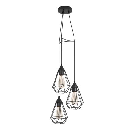 Eglo 94191 - Kronleuchter TARBES 3xE27/60W/230V
