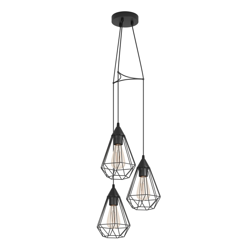 Eglo 94191 - Kronleuchter TARBES 3xE27/60W/230V