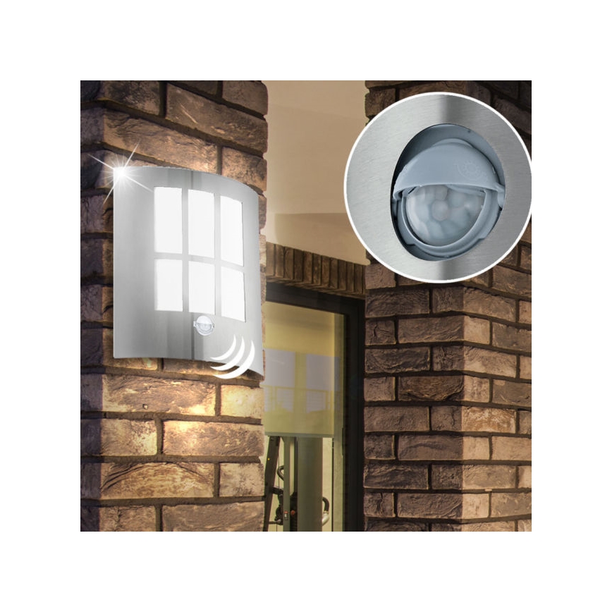 Eglo 94213 - LED Außenleuchten mit Sensor CITY  LED 1xLED/3,7W/230V