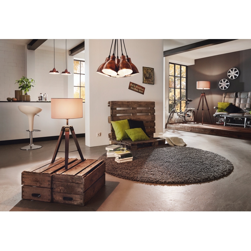 Eglo 94326 - Stehlampe LANTADA 1xE27/60W/230V