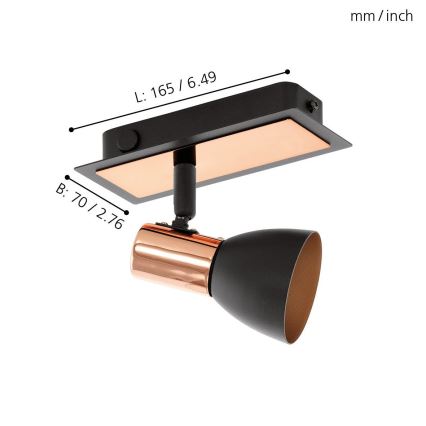Eglo - LED-Spotleuchte 1xGU10/3,3W/230V