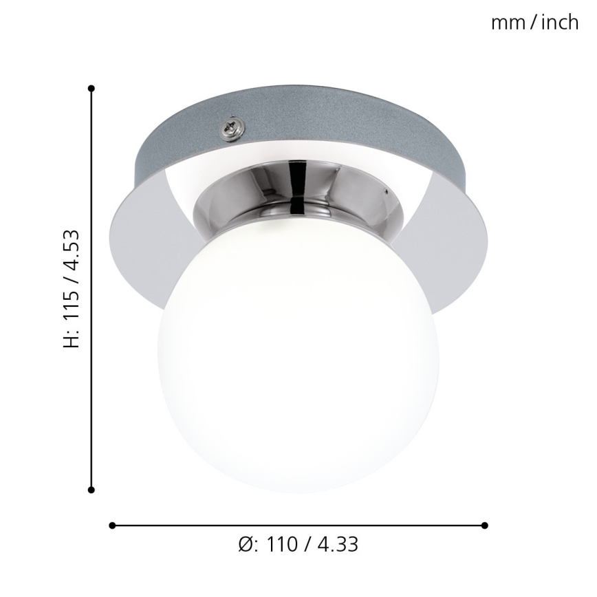Eglo - LED-Badezimmerleuchte 1xLED/3,3W/230V IP44
