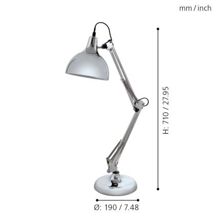 Eglo - Tischlampe 1xE27/40W/230V