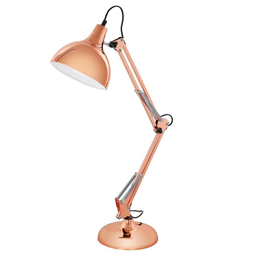 Eglo 94704 - Tischlampe BORGILLIO 1xE27/60W/230V