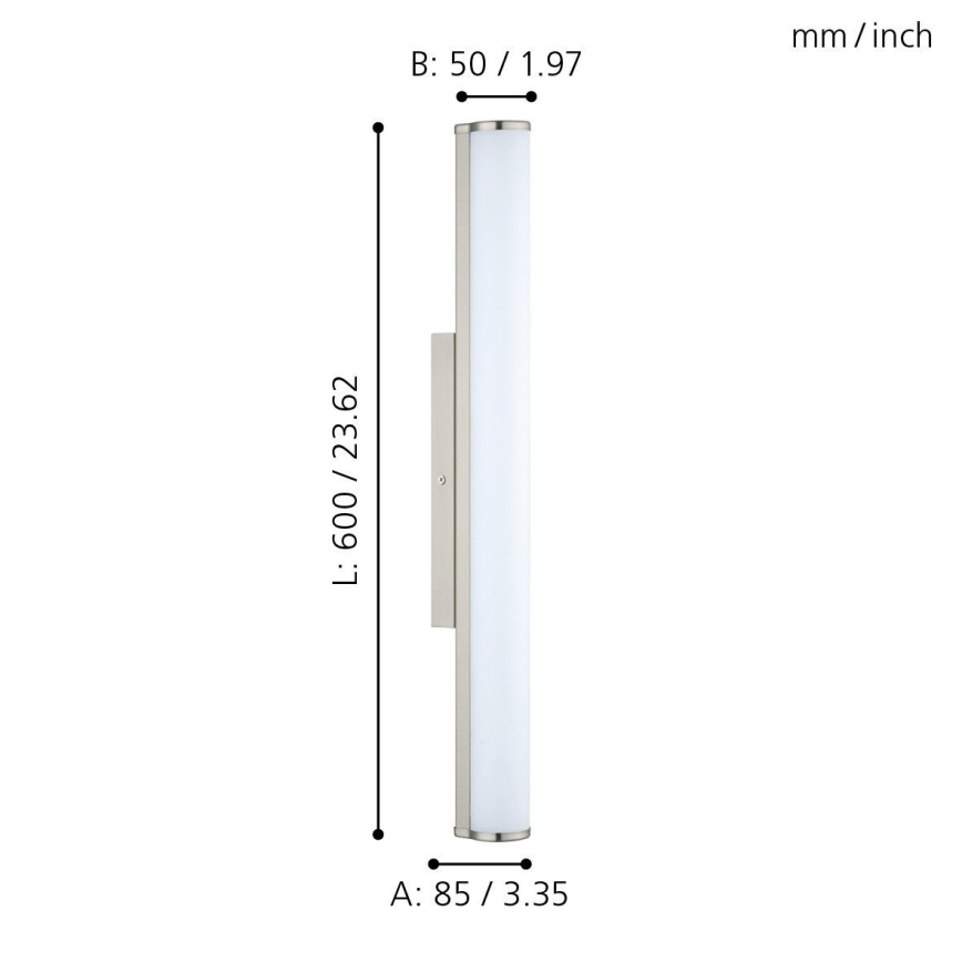 Eglo - LED-Badezimmerleuchte 1xLED/16W/230V IP44