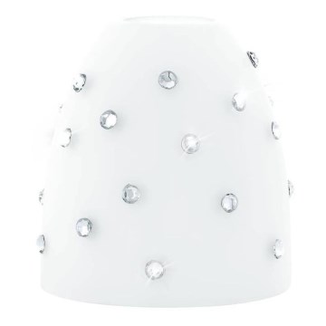 Eglo 94749 - Ersatzglas für Kronleuchter, Tischlampe, Deckenleuchte und Spotleuchte MY CHOICE Ø 9 cm Weiß/Chrom