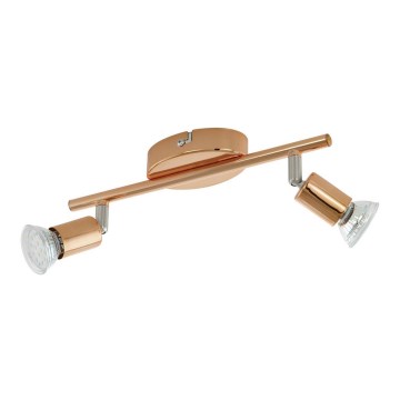 Eglo 94773 - LED-Strahler BUZZ COPPER 2xGU10/3W/230V