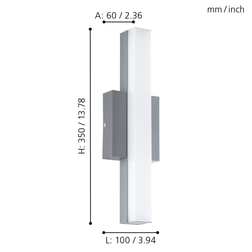 Eglo - LED-Außenleuchte 1xLED/8W/230V IP44