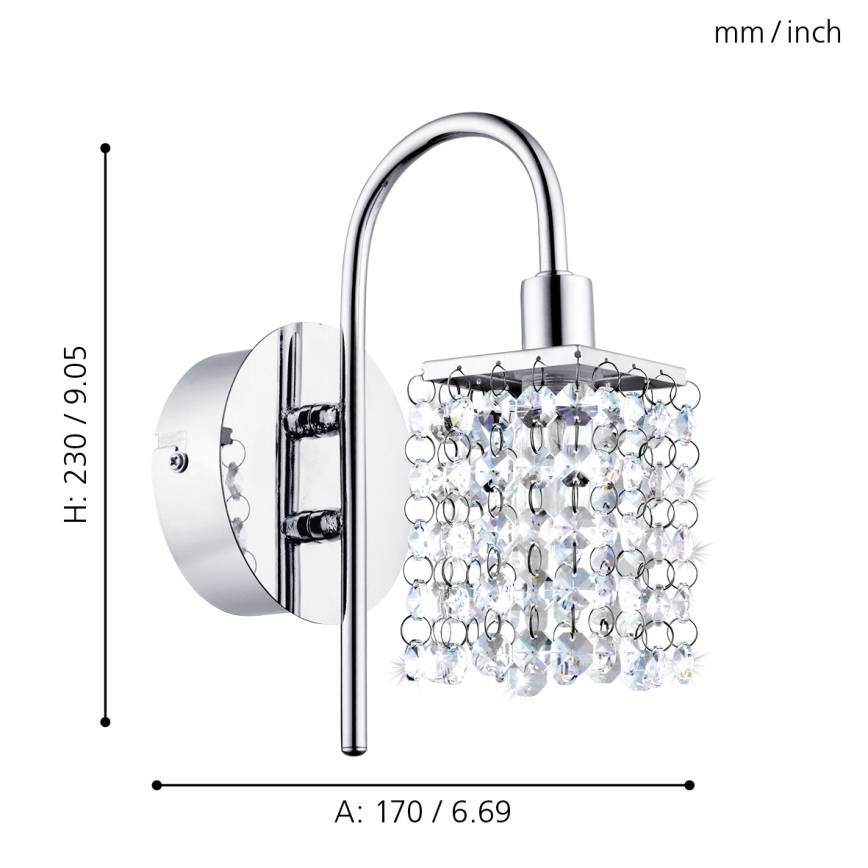 Eglo - LED-Badezimmerleuchte 1xLED/2,5W/230V IP44
