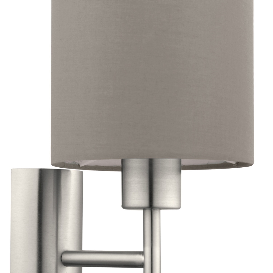 Eglo - Wandleuchte 1xE27/60W/230V taupe