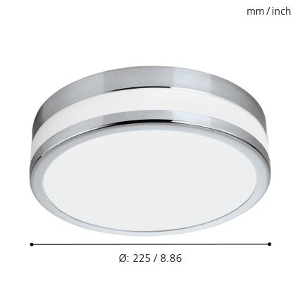 Eglo - LED-Badezimmerleuchte LED 1xLED/11W/230V IP44