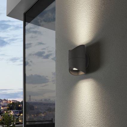 Eglo 95076 - Außenwandleuchte ABRANTES 2xLED/6W/230V