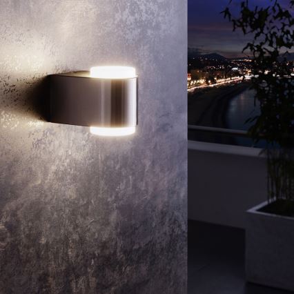 Eglo 95079 - Outdoor-Wandleuchte BRIONES 2xLED/3W/230V IP44