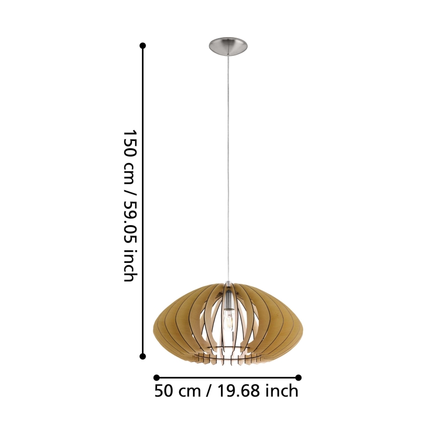 Eglo - Kronleuchter 1xE27/60W/230V