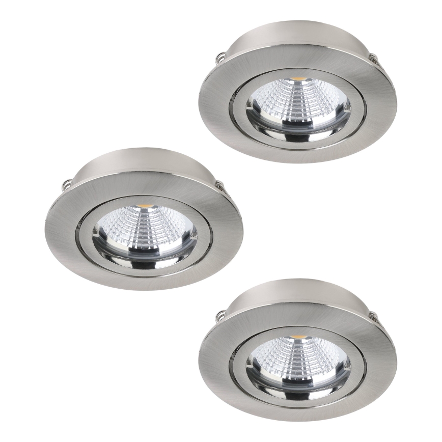 Eglo - Set 3x LED-Einbauleuchte TEDO 1xGU10-LED/5W/230V