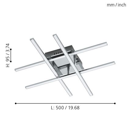 Eglo - LED Deckenleuchte LED/24W/230V