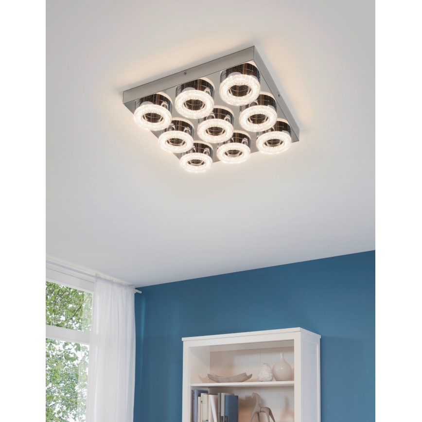 Eglo 95665 - LED Deckenleuchte FRADELO 9xLED/4W/230V