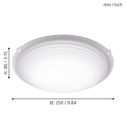 Eglo - LED Deckenleuchte LED/8,2W/230V