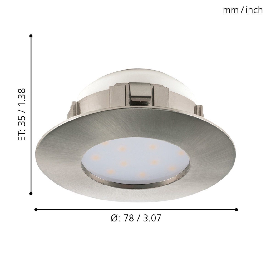 Eglo - LED Einbauleuchte 1xLED/4,9W/230V