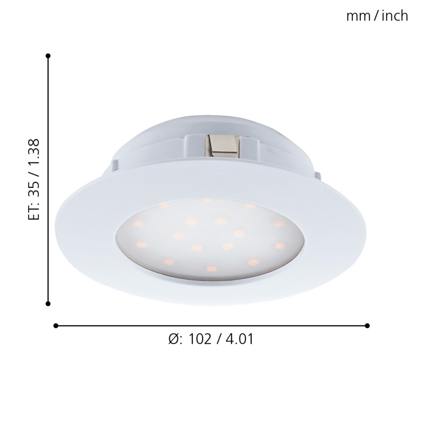 Eglo - LED Einbauleuchte LED/11W/230V