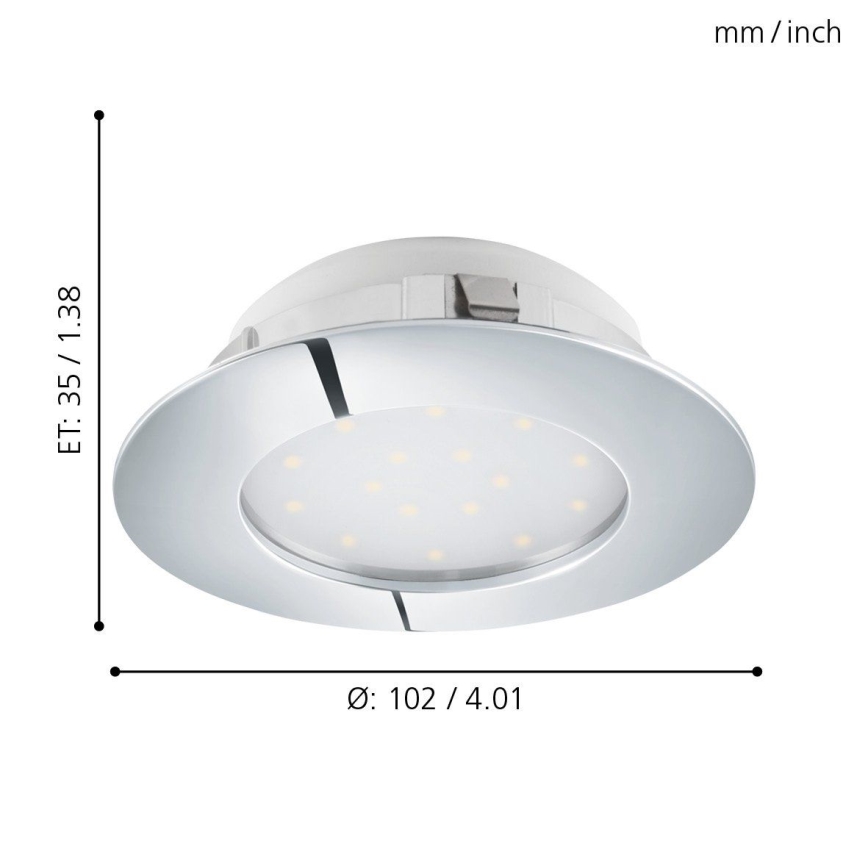 Eglo - LED-Einbauleuchte LED/12W/230V