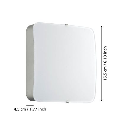 Eglo 95967 - LED-Deckenleuchte CUPELLA LED/11W/230V mattchrom