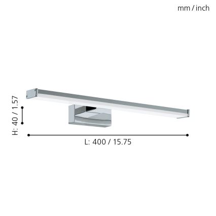 Eglo 96064 - LED Badezimmerleuchte PANDELLA 1 LED/7,4W/230V