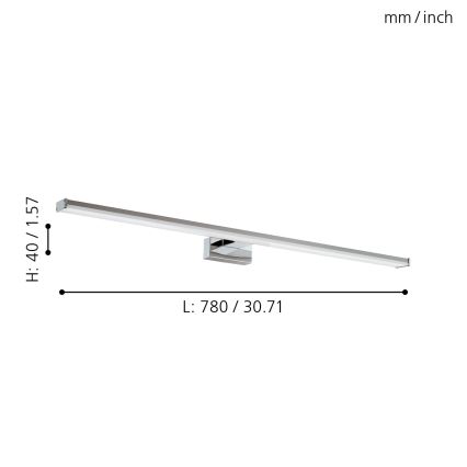 Eglo - LED Badezimmerleuchte LED/14W/230V