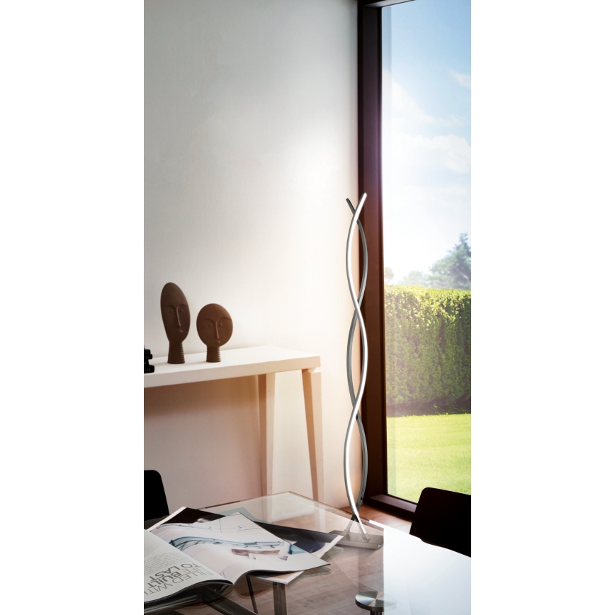 Eglo - LED-Stehleuchte LED/36W/230V glänzender Chrom