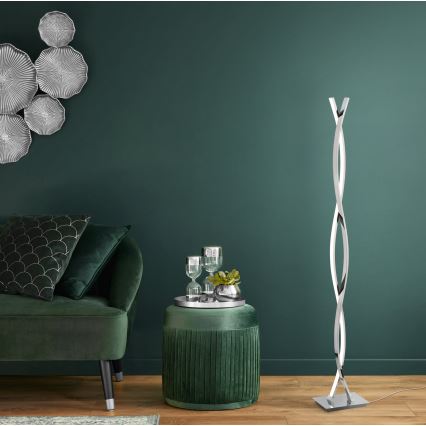 Eglo - LED-Stehleuchte LED/36W/230V glänzender Chrom