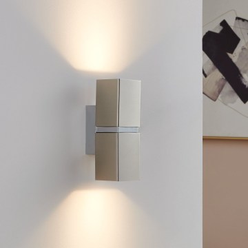 Eglo 96264 - LED-Wandleuchte PASSA 2xGU10/2,8W/230V eckig