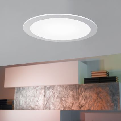 Eglo 96407 - LED dimmbare Einbauleuchte FUEVA 1 LED/10,95W/230V Ø 17 cm