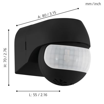 Eglo - Außensensor IP44