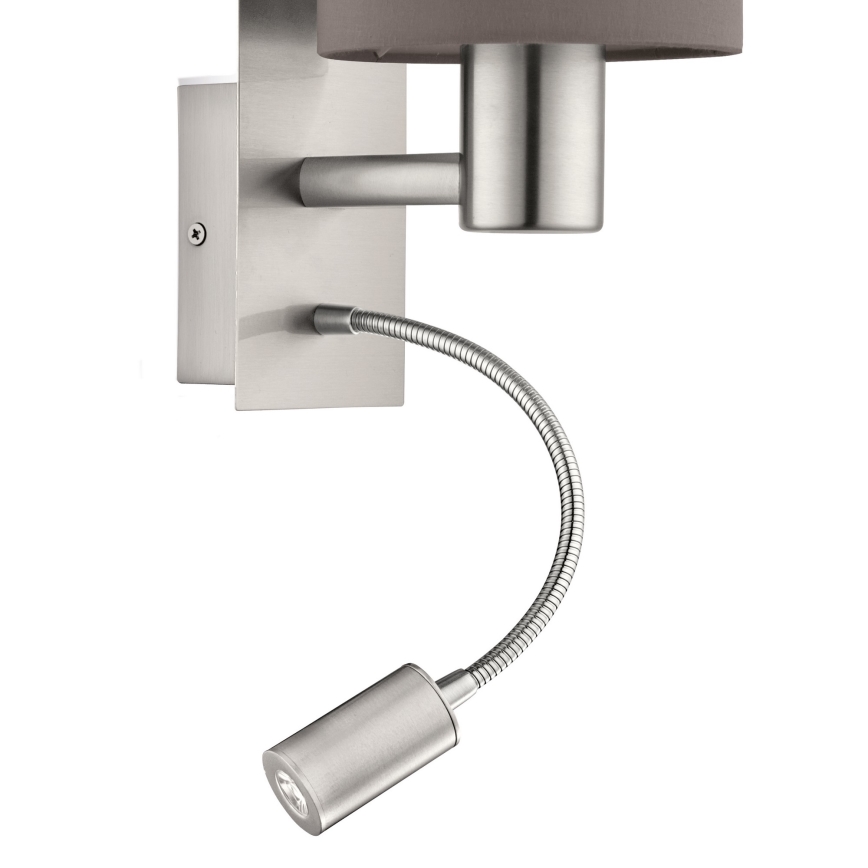 Eglo - LED Flexibles Leuchtmittel 1xE27/40W+LED/3,8W grau