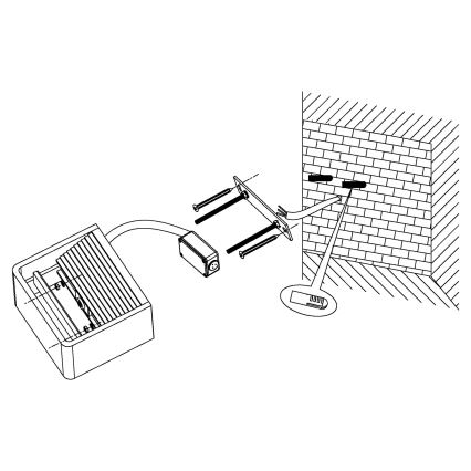 Eglo 96497 - LED-Außenwandleuchte DONINNI LED/6W/230V IP44