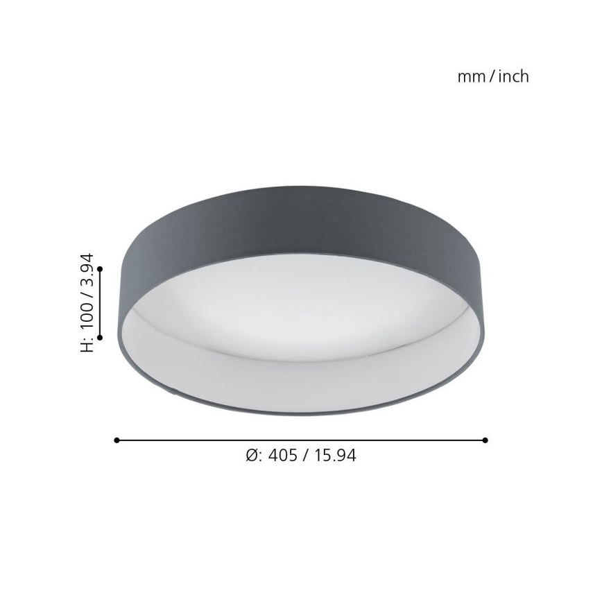 Eglo - Dimmbare LED-Deckenleuchte 1xLED/18W/230V
