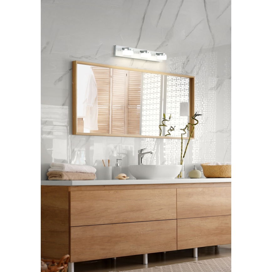 Eglo - Dimmbare LED-Wandleuchte für das Badezimmer 3xLED/7,2W/ IP44