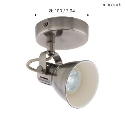 Eglo - LED Spotlight 1xGU10/3,3W/230V