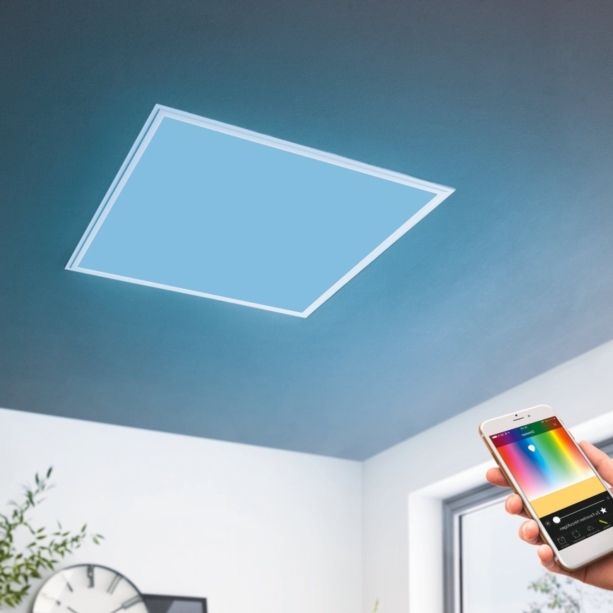 Eglo 96662 - LED Deckenleuchte SALOBRENA-C LED/16W/230V + Fernbedienung