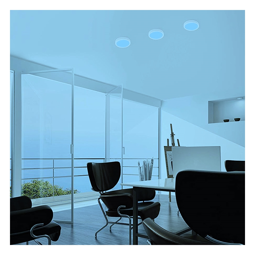 Eglo - LED RGB Deckenleuchte FUEVA-C LED/15,6W/230V weiss rund