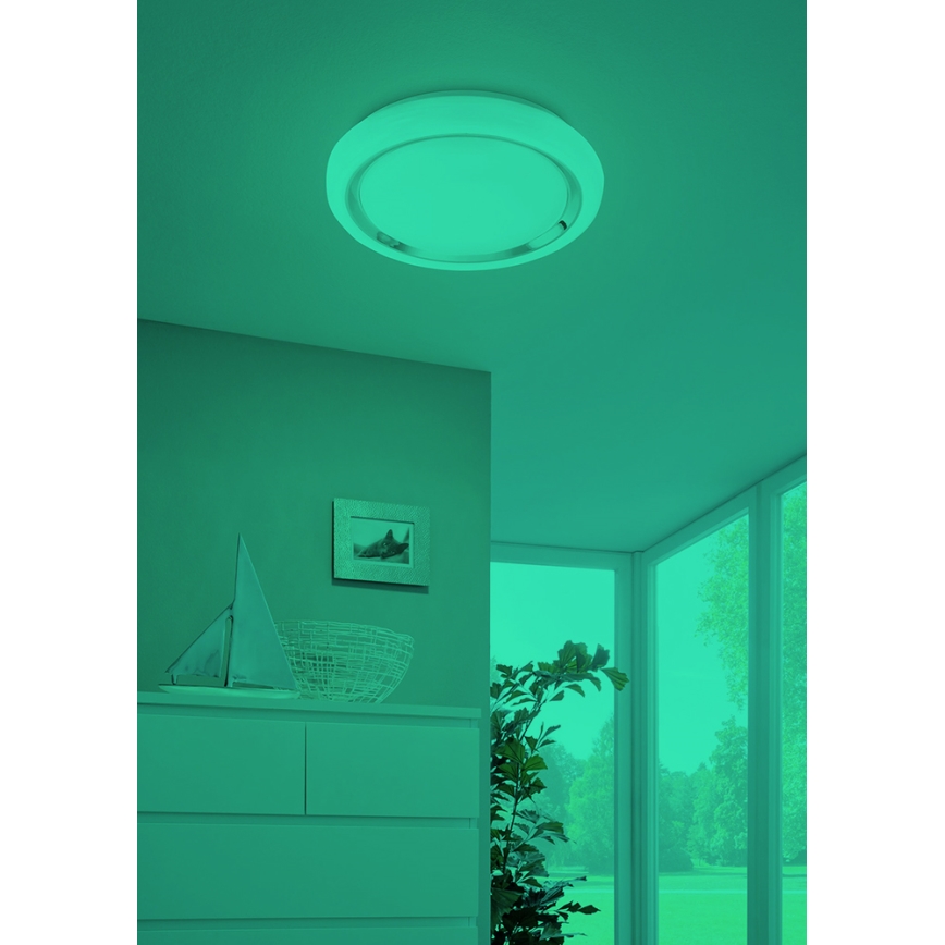 Eglo - LED RGBW dimmbare Deckenleuchte CAPASSO-C LED/17W/230V