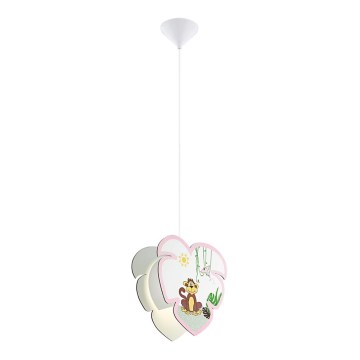 Eglo 96951 - Kinder Kronleuchter auf der Litze LOUIE 1xE27/60W/230V