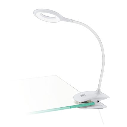 Eglo - Dimmbare LED-Leuchte mit Klemme 1xLED/3W/5V 500 mAh weiß