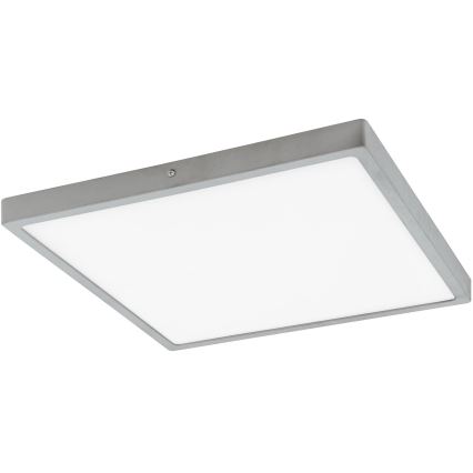 Eglo - LED Deckenleuchte 1xLED/25W/230V silber quadrat