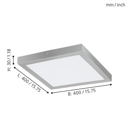 Eglo - LED Deckenleuchte 1xLED/25W/230V 4000K